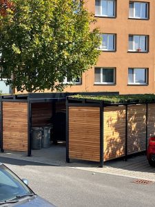 Modernizace kontejnerových stání ulice Budovatelů (2)